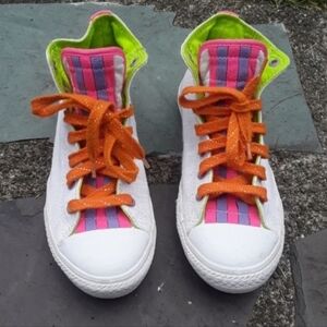 Converse Chuck Taylor's Multi Color High Top Sneakers Size 5